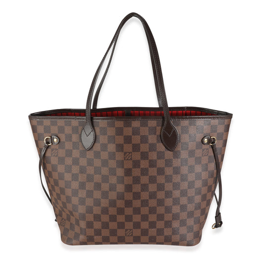 Louis Vuitton Damier Ebene Neverfull MM Canvas Tote Bag 4