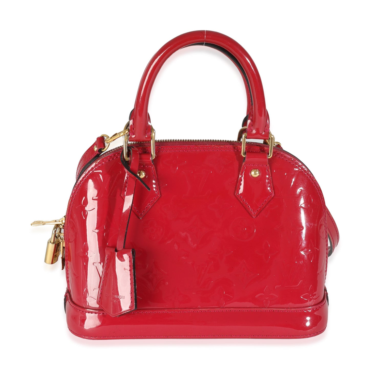 Louis Vuitton Indian Rose Vernis Alma BB Monogram Handbag