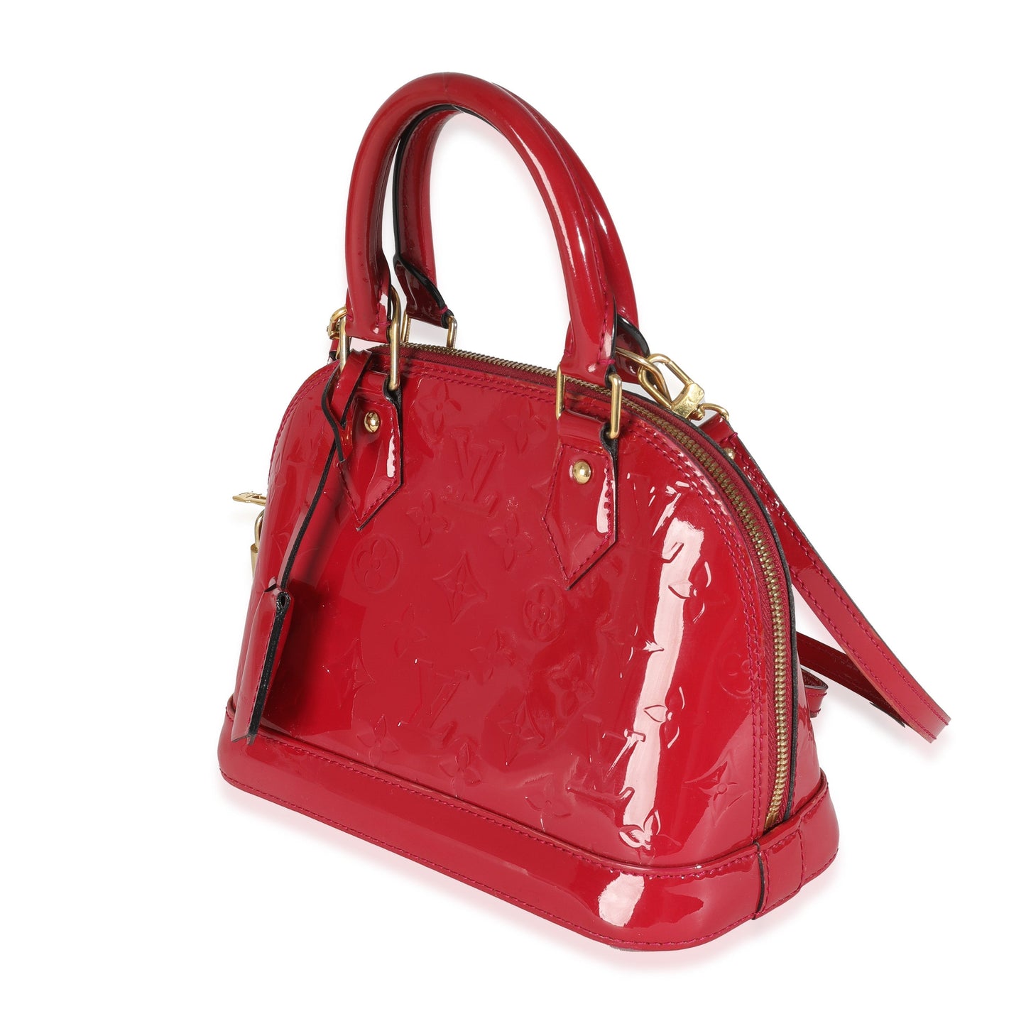 Louis Vuitton Indian Rose Vernis Alma BB Monogram Handbag