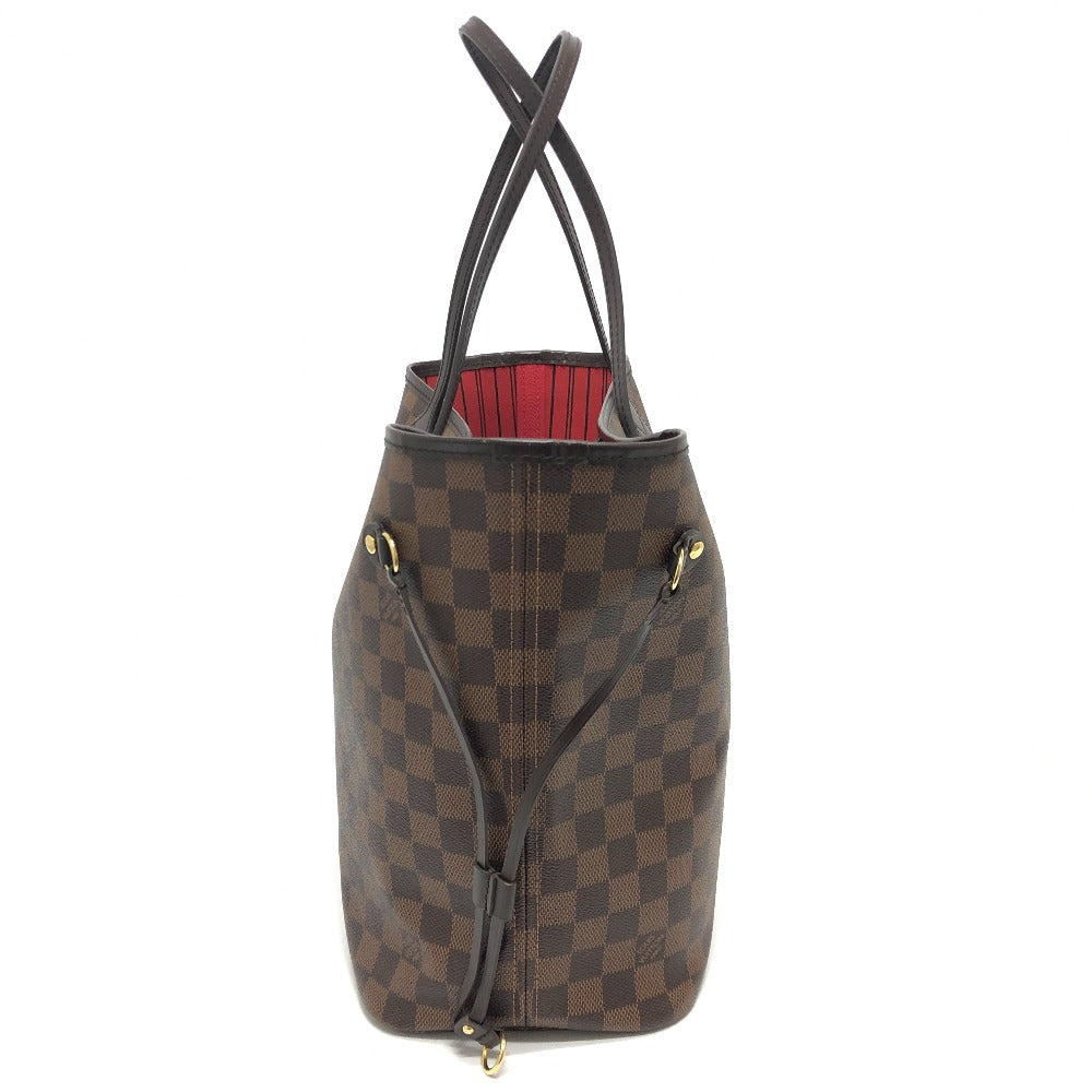 Louis Vuitton Ｎ41358 Damier Neverfull MM Canvas Brown Tote Bag