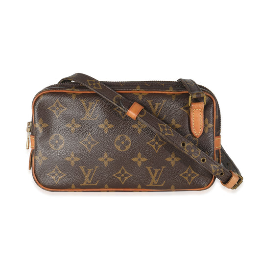 Louis Vuitton Marley Pochette Monogram Canvas Clutch Bag
