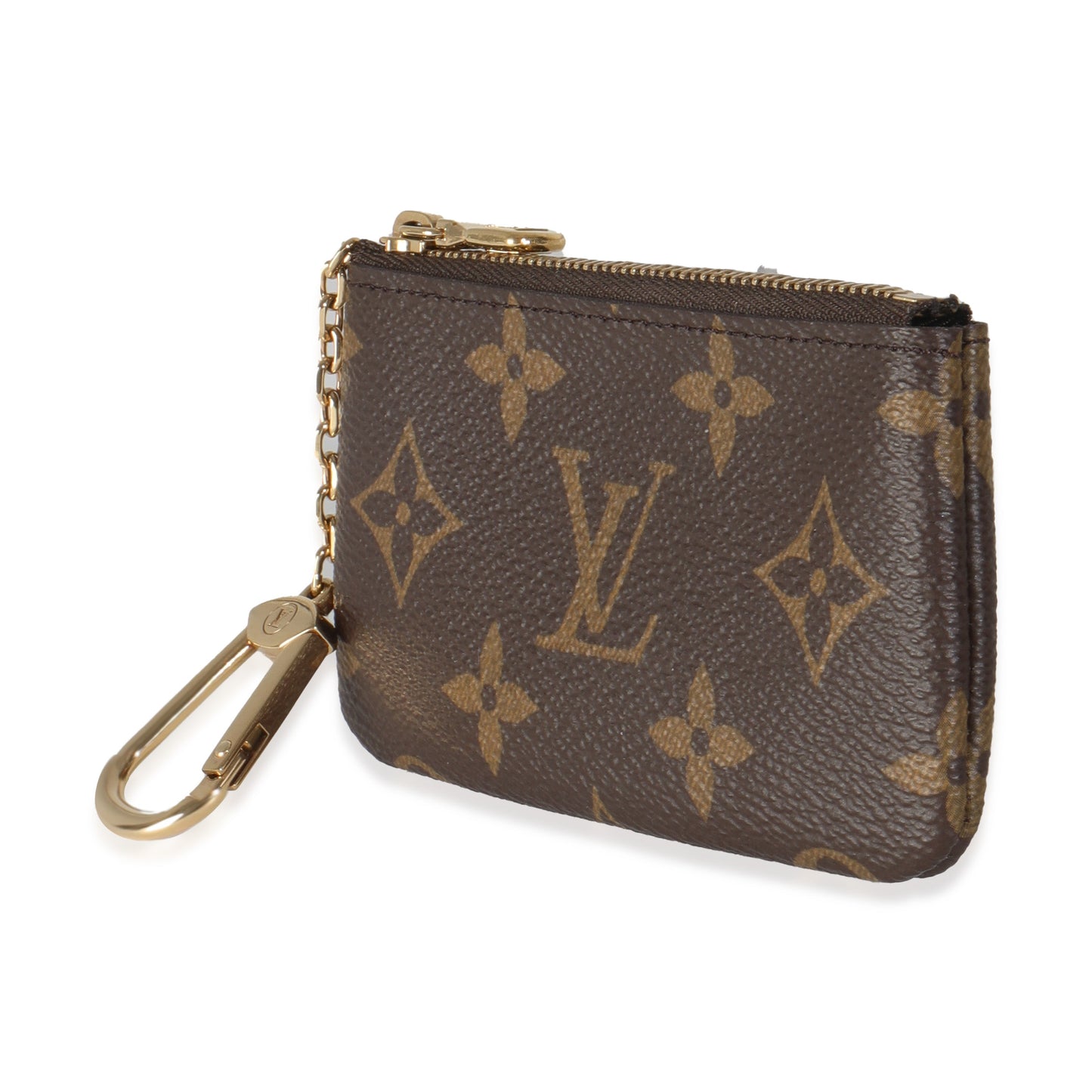 Louis Vuitton Key Pouch Monogram Canvas Handbag