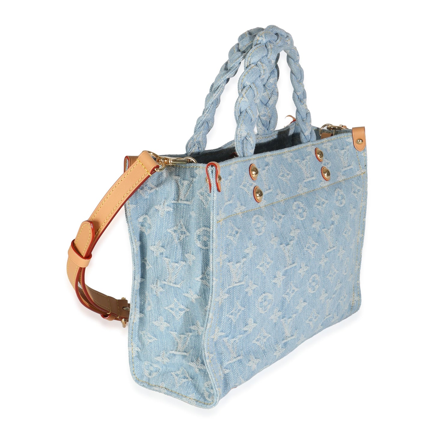 Louis Vuitton Sky Let Go PM Monogram Denim Blue Handbag