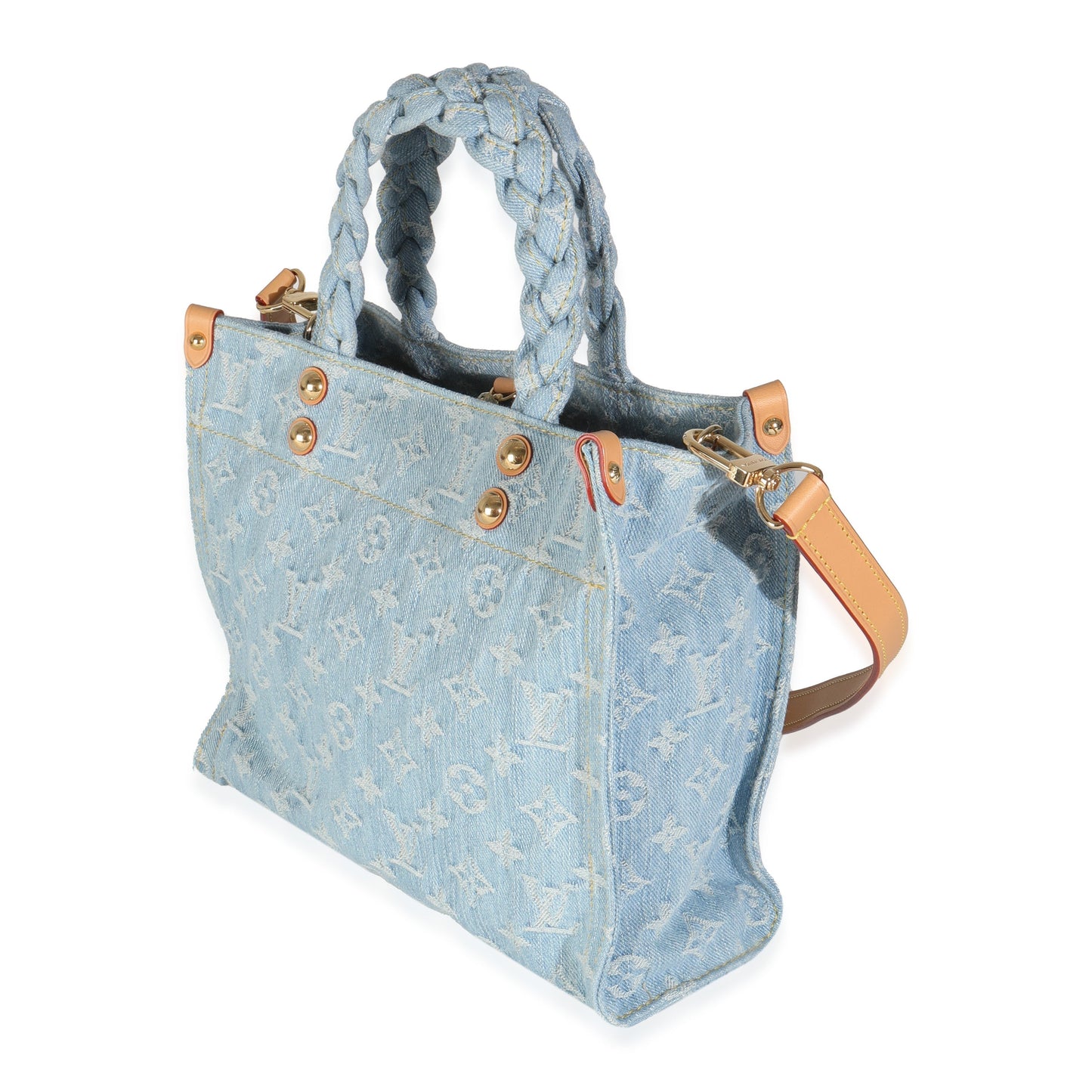 Louis Vuitton Sky Let Go PM Monogram Denim Blue Handbag