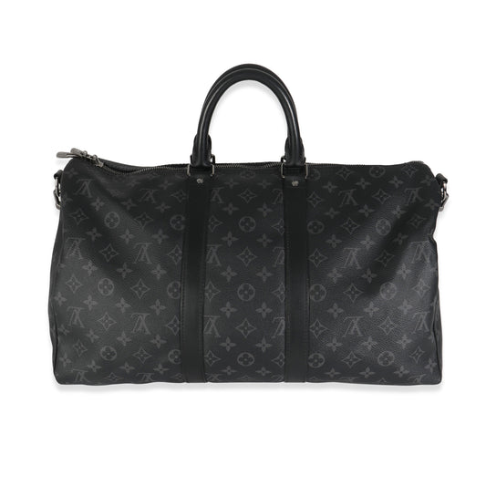Louis Vuitton Eclipse Keepall Bandouliere 45 Monogram Canvas Handbag