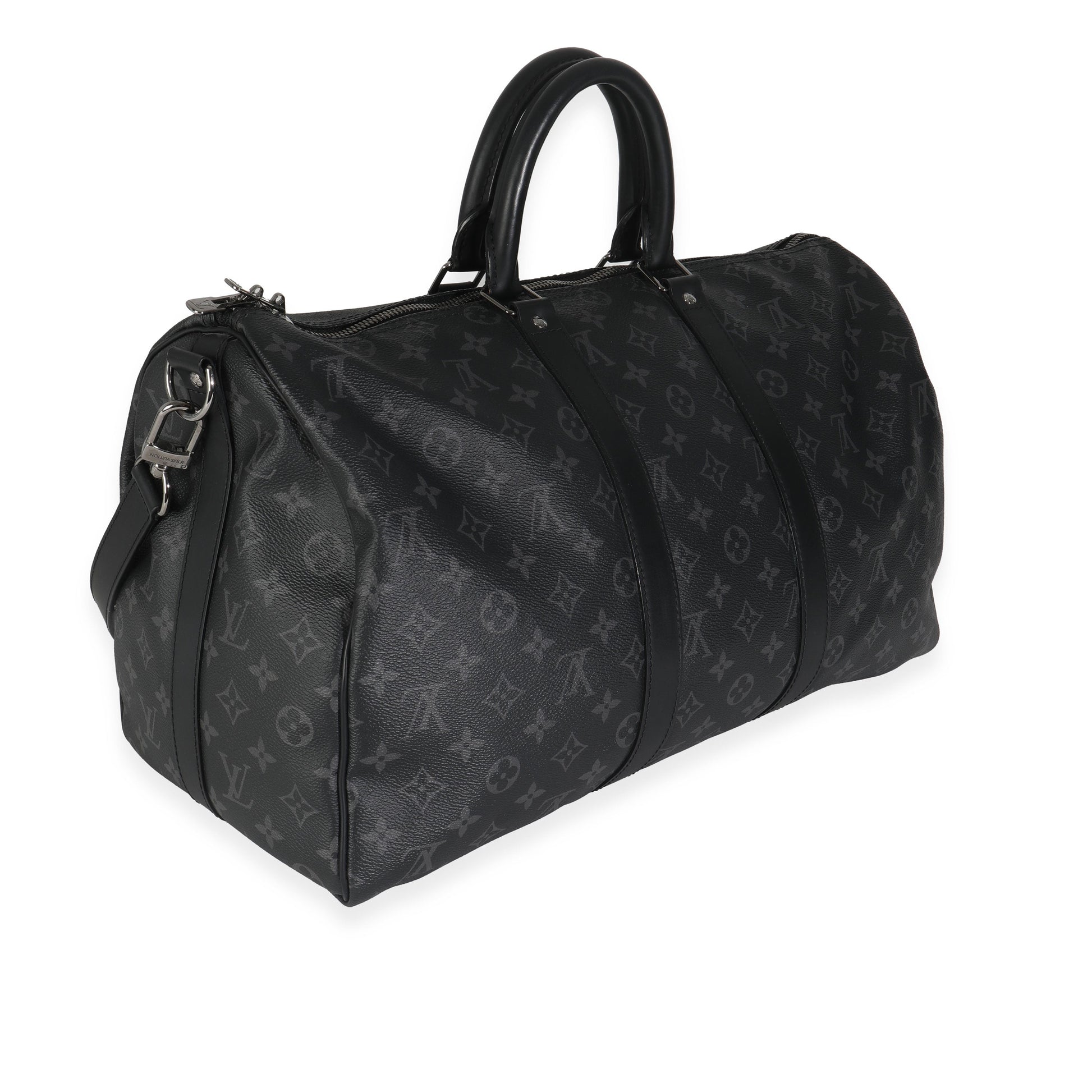 Louis Vuitton Eclipse Keepall Bandouliere 45 Monogram Canvas Handbag