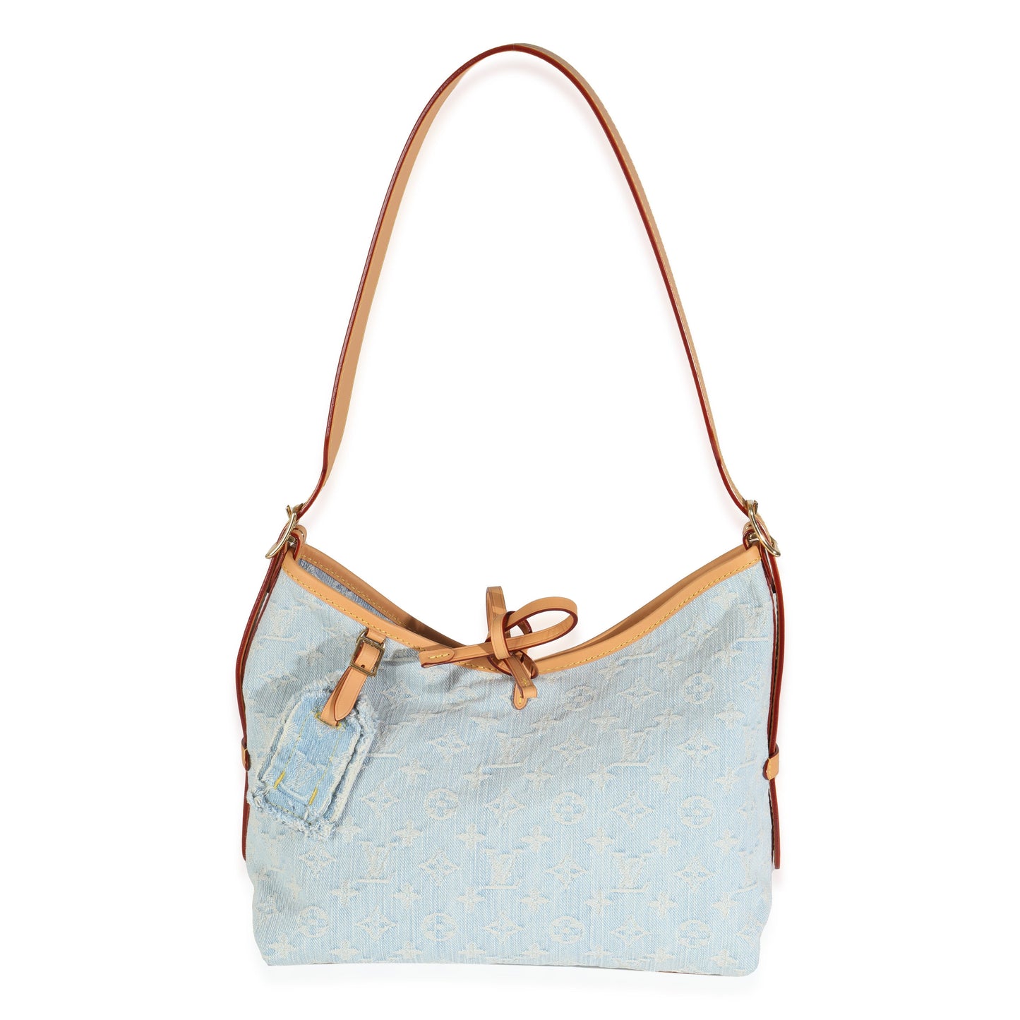 Louis Vuitton Sky Carryall PM Monogram Denim Blue Handbag