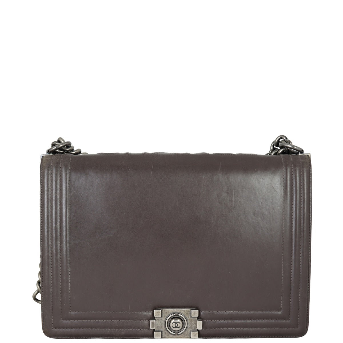 Chanel Boy 15 Series Handbag Black Brown