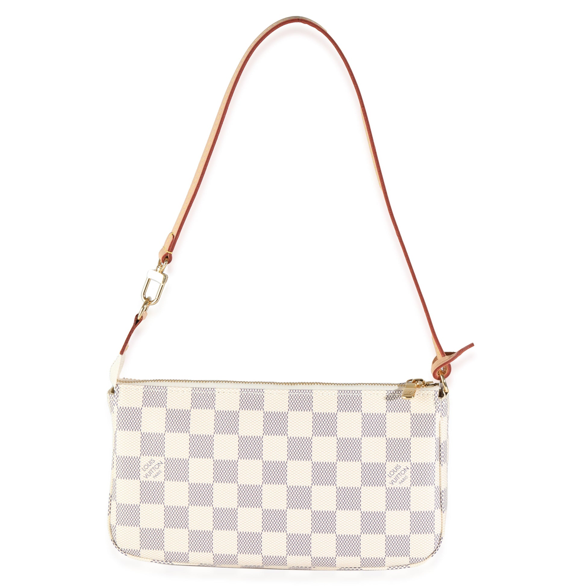 Louis Vuitton Damier Azur Pochette Accessoires NM Canvas Clutch Bag