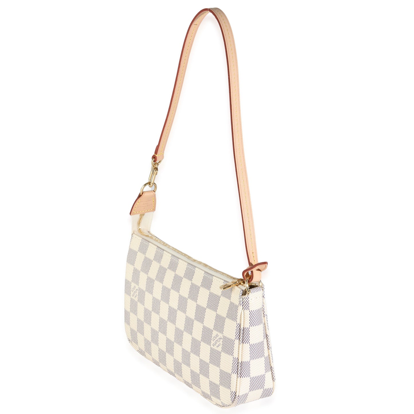 Louis Vuitton Damier Azur Pochette Accessoires NM Canvas Clutch Bag