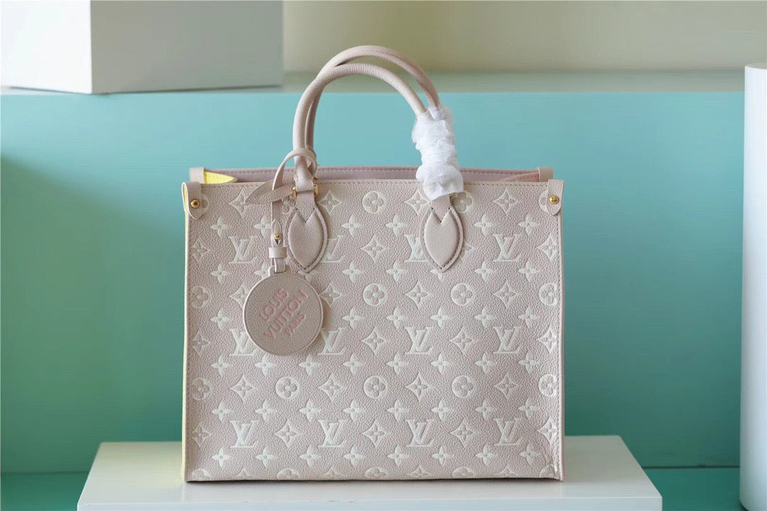 Top Quality Onthego Mm Empreinte Yellow For Monogram Beige Crossbody Bag