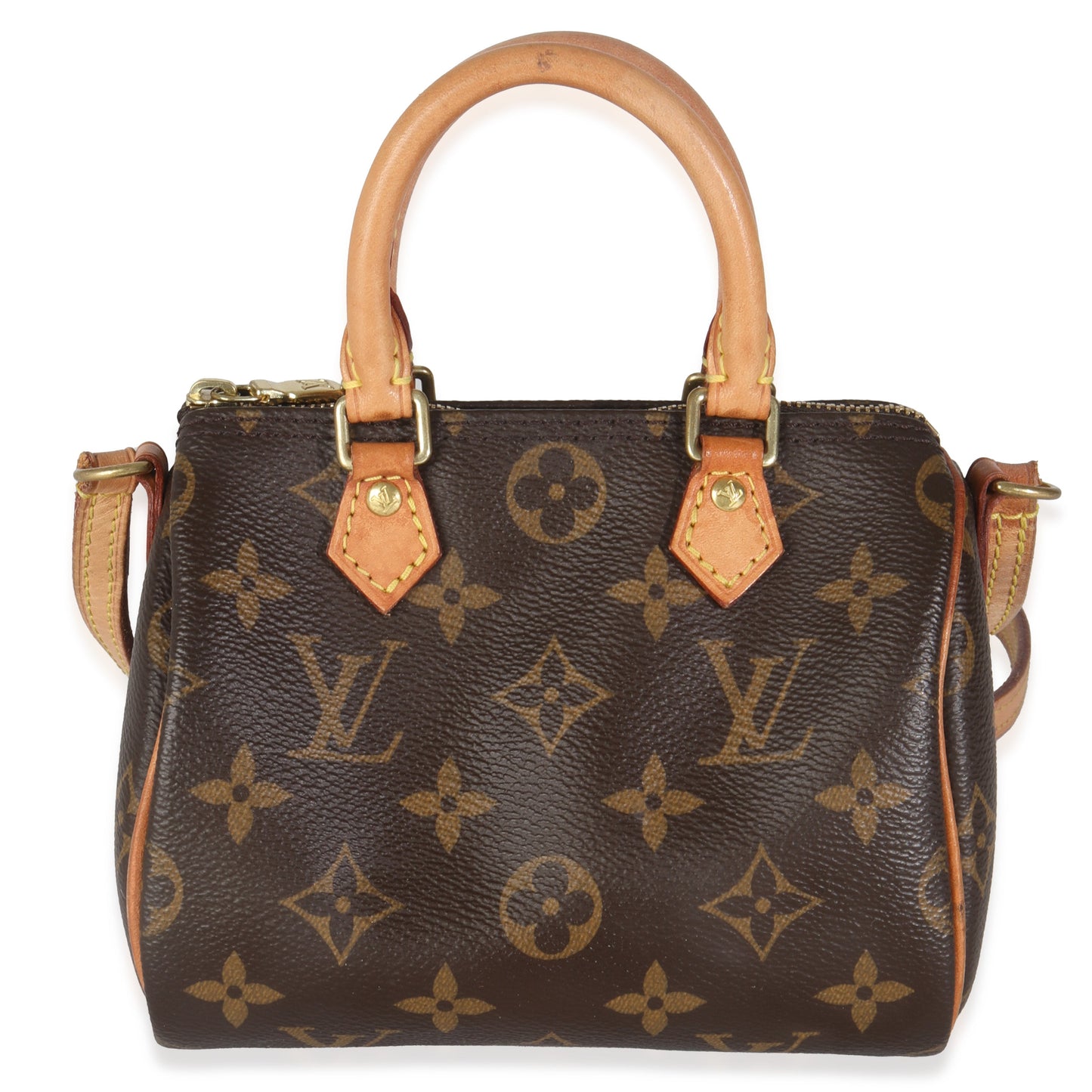 Louis Vuitton Nano Speedy Monogram Canvas Handbag