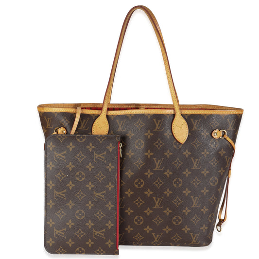 Louis Vuitton Neverfull MM Monogram Canvas Tote Bag 4