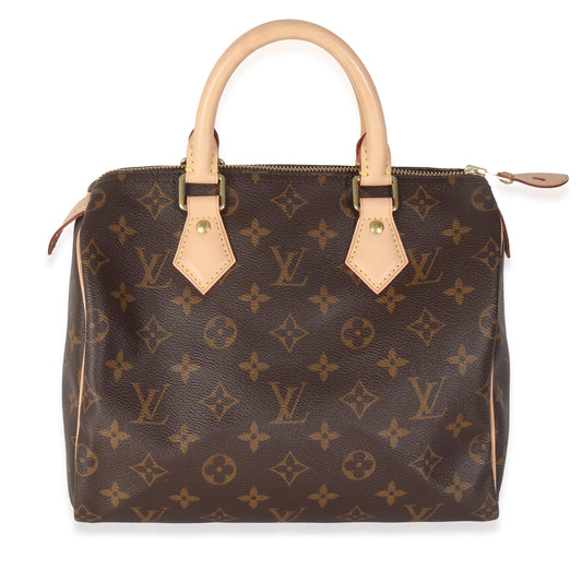 Louis Vuitton Speedy 25 Monogram Canvas Handbag 3