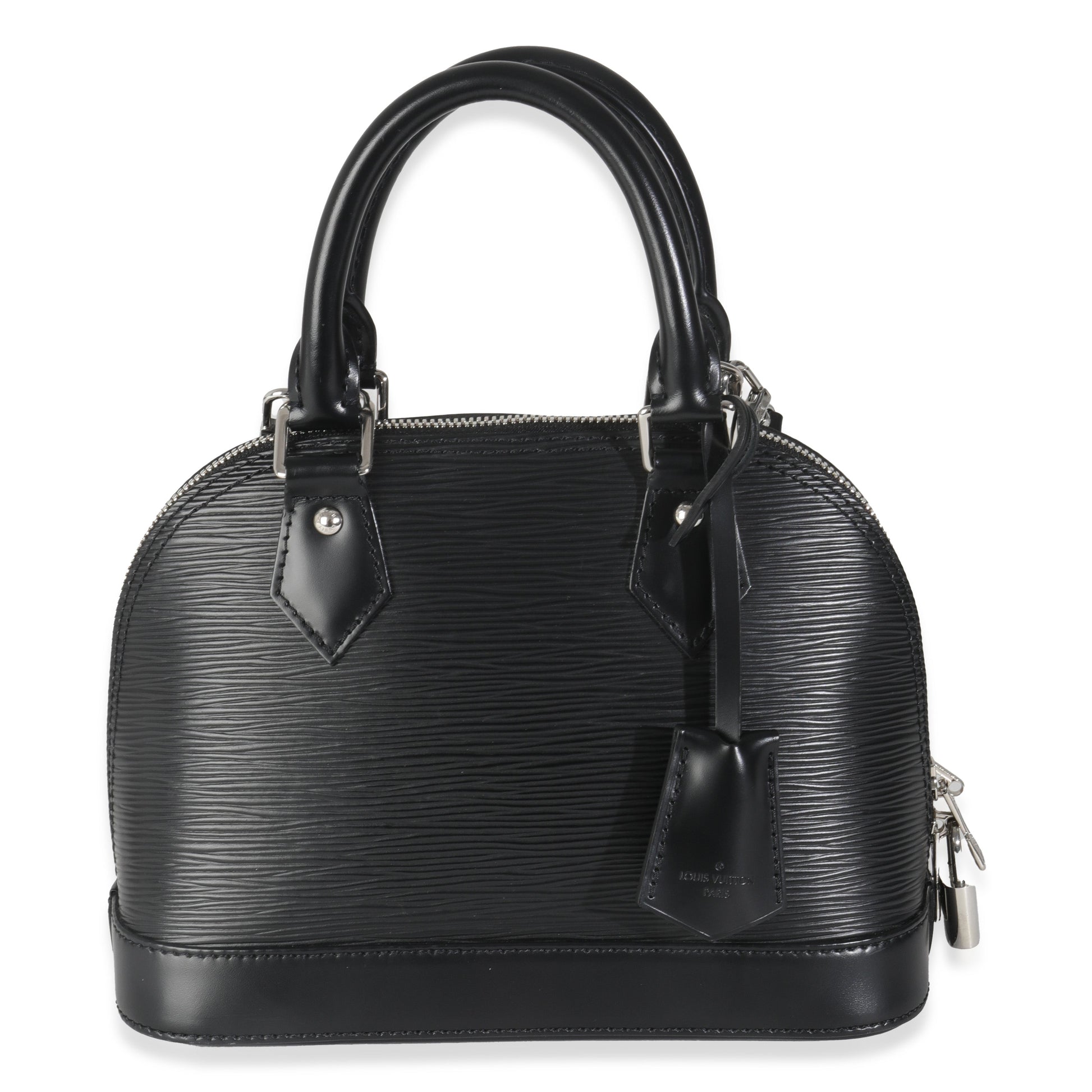 Louis Vuitton Epi Alma BB Black Handbag