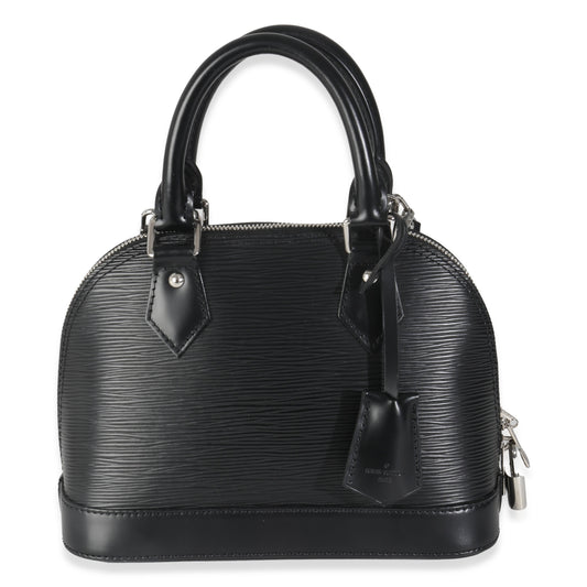 Louis Vuitton Epi Alma BB Black Handbag