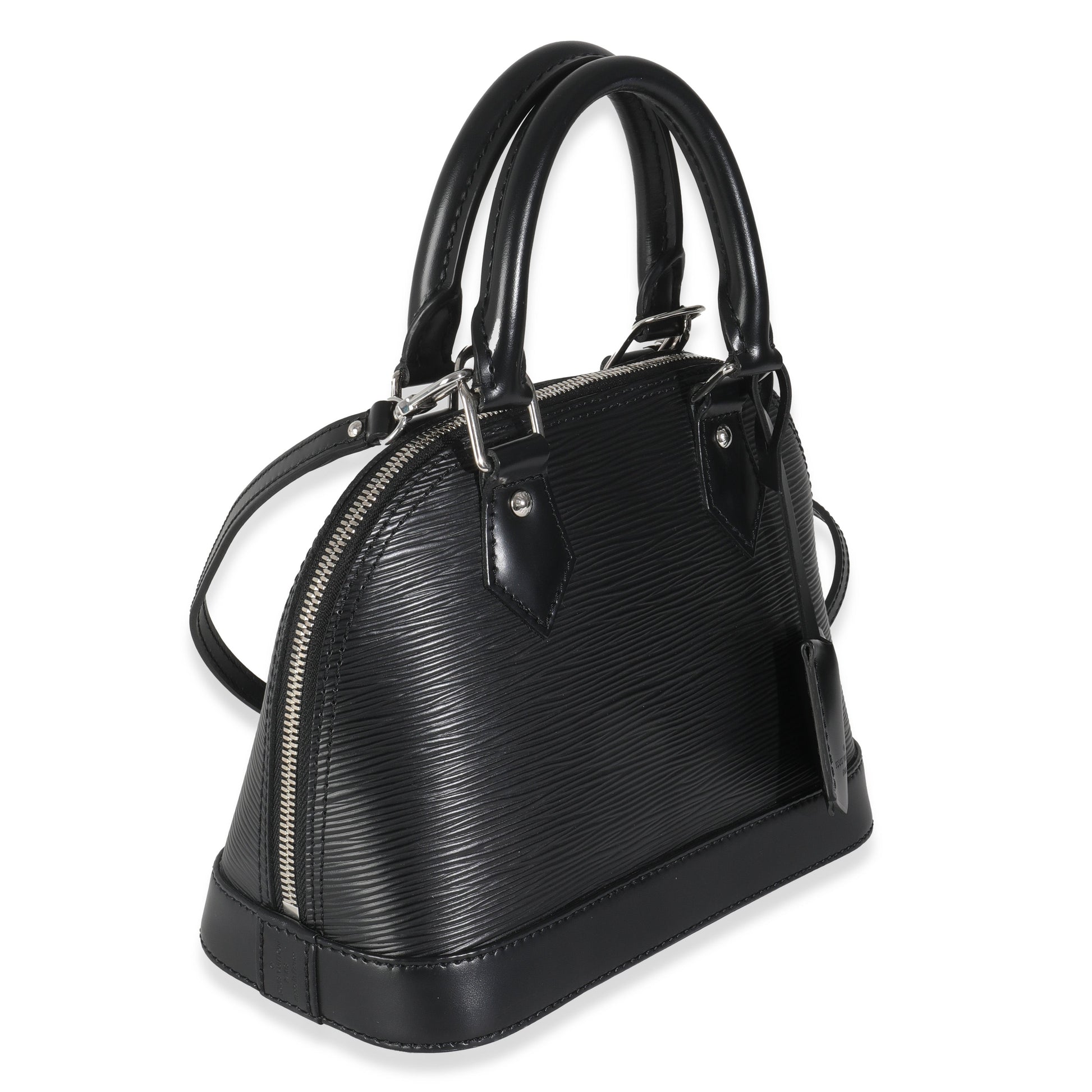 Louis Vuitton Epi Alma BB Black Handbag