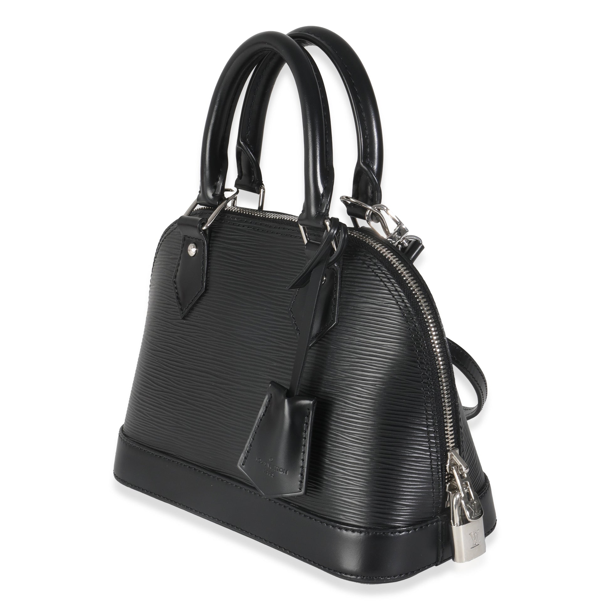 Louis Vuitton Epi Alma BB Black Handbag