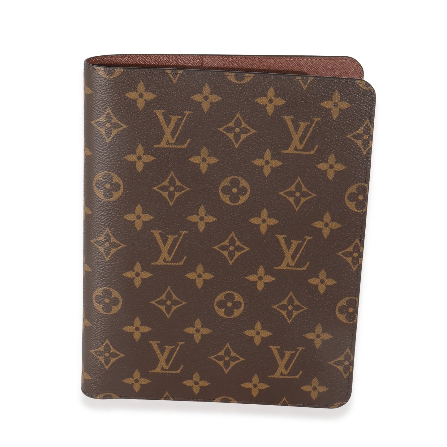 Louis Vuitton Desk Agenda Cover Monogram Canvas Handbag