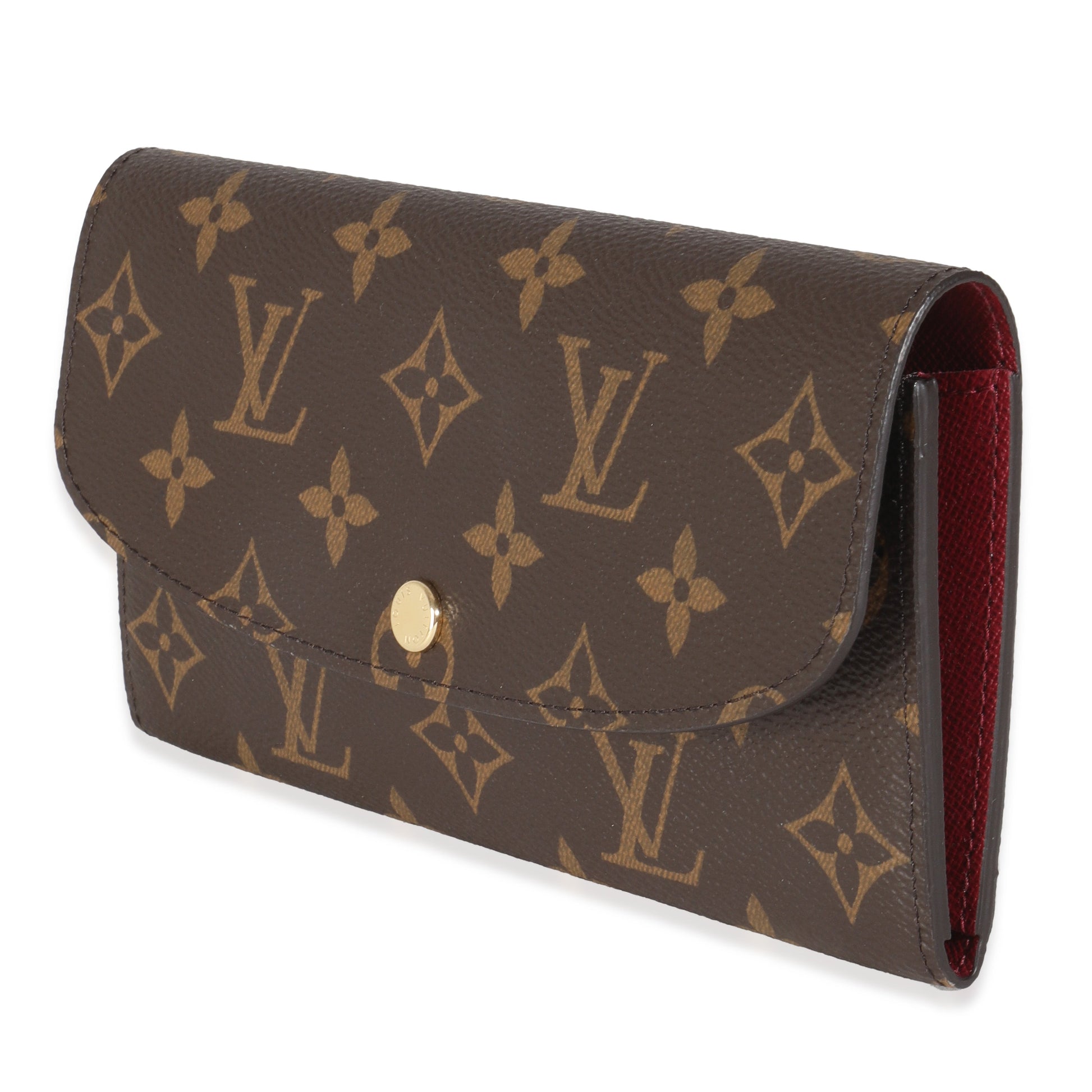 Louis Vuitton Fuchsia Emilie Monogram Canvas Wallet Case Emilie Wallet