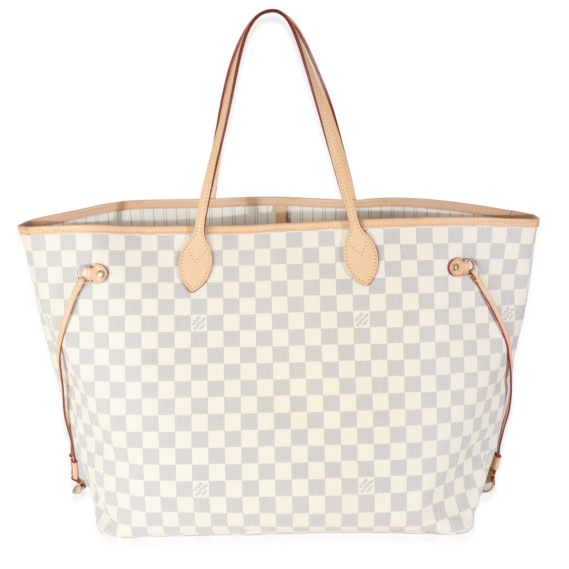 Louis Vuitton Damier Azur Neverfull GM Canvas Tote Bag