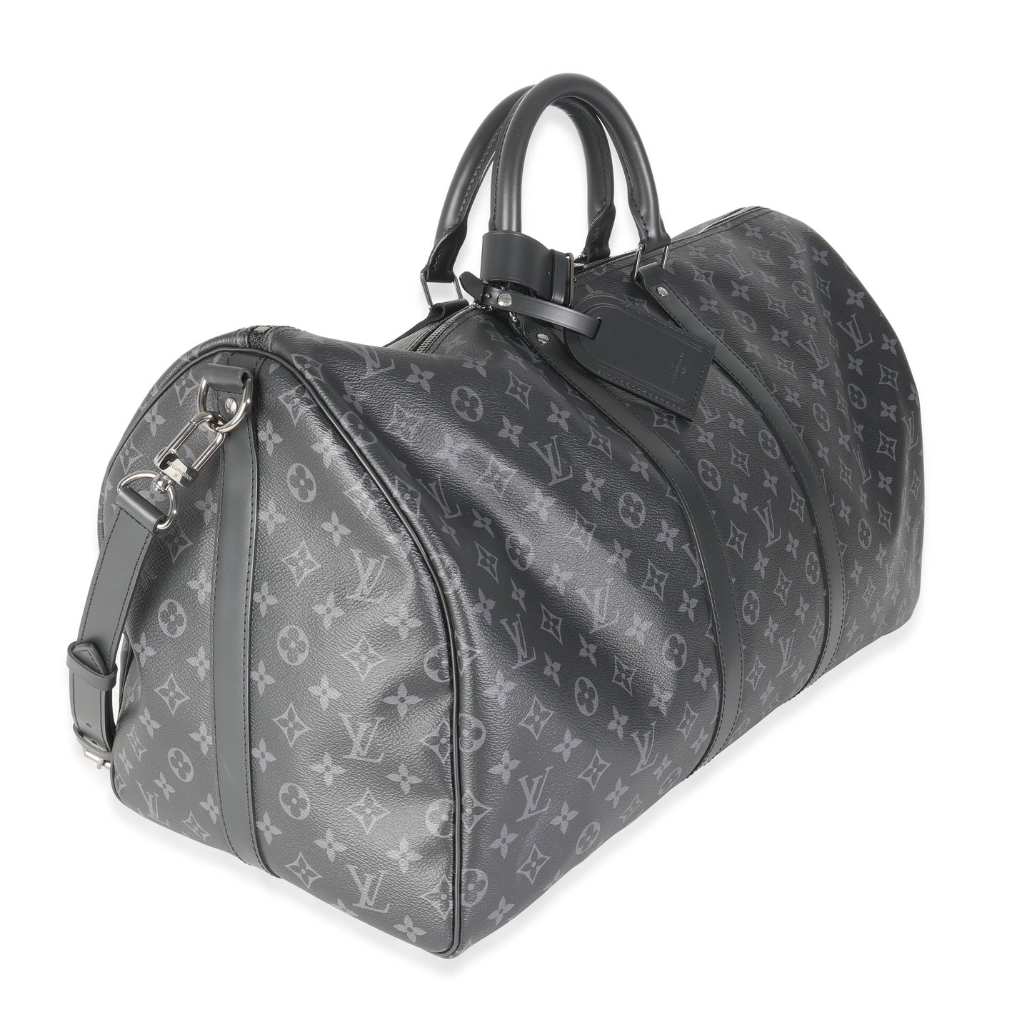 Louis Vuitton Eclipse Keepall Bandouliere 55 Monogram Canvas Handbag