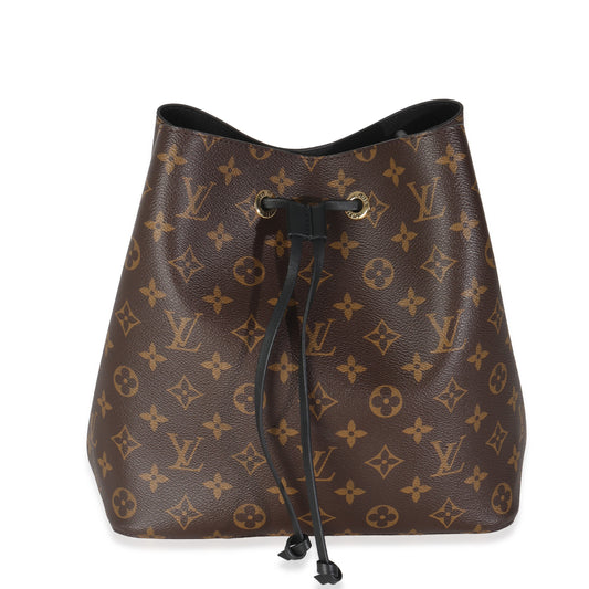 Louis Vuitton Neonoe MM Monogram Canvas Black Handbag Neonoe Mm
