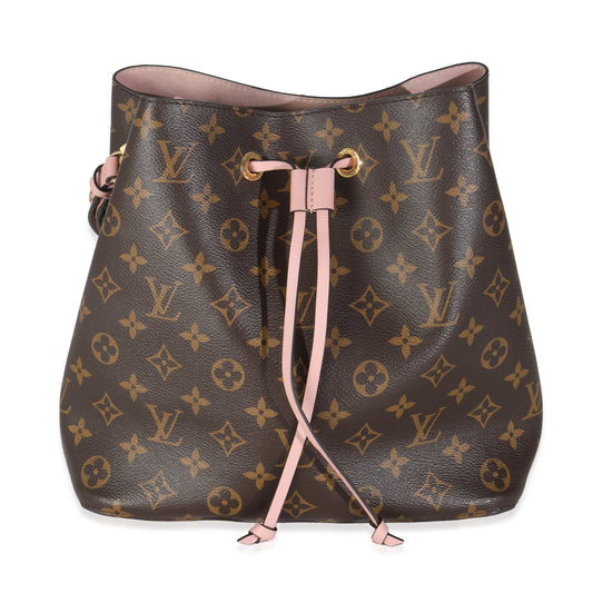 Louis Vuitton Rose Poudre Neonoe MM Monogram Canvas Handbag Neonoe Mm