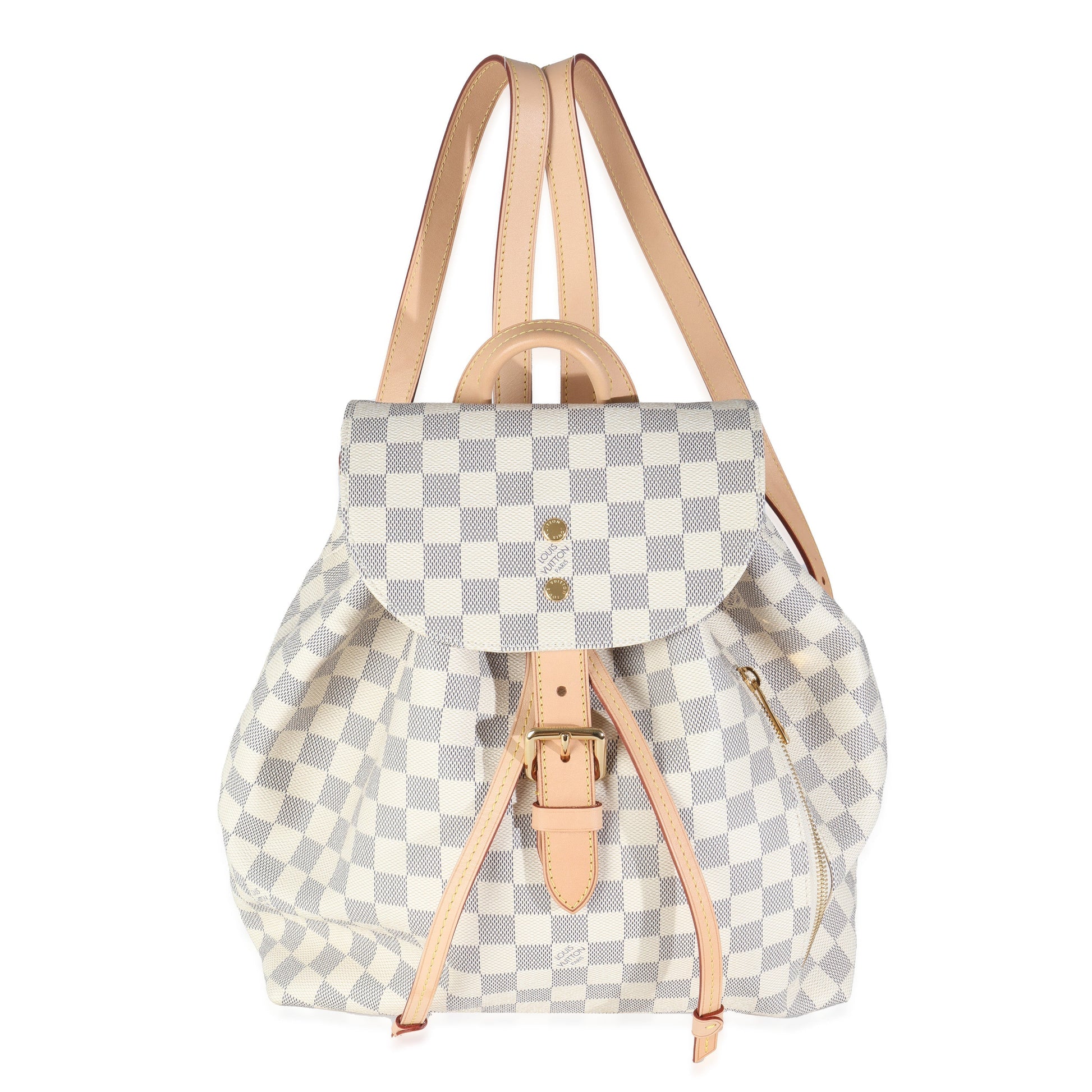 Louis Vuitton Damier Azur Sperone Backpack Canvas
