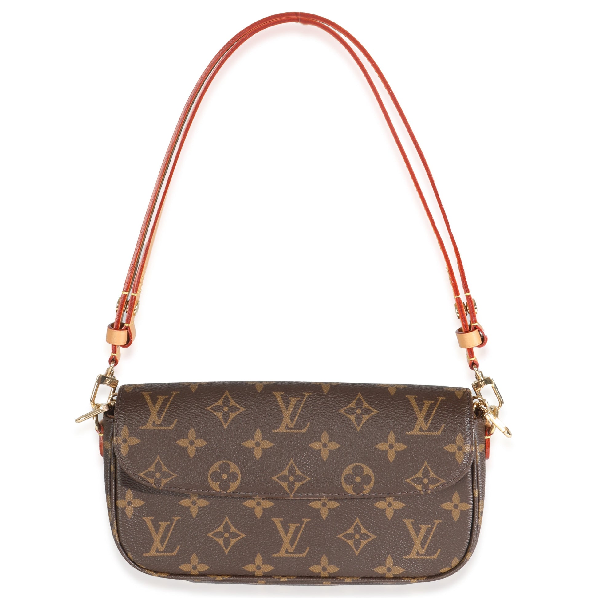 Louis Vuitton Ivy On Monogram Canvas Chain Wallet Case