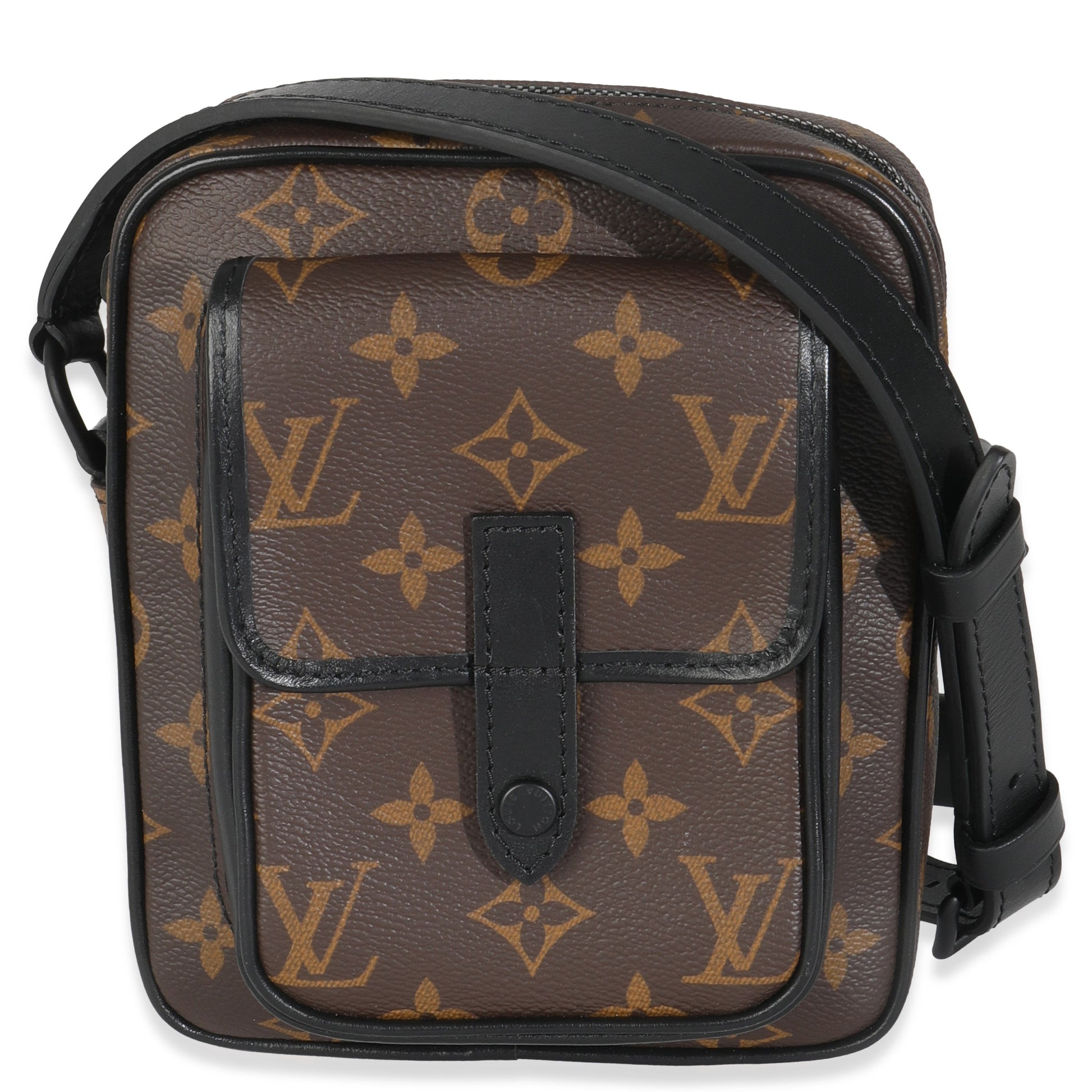 Louis Vuitton Macassar Christopher Wearable Monogram Wallet Case