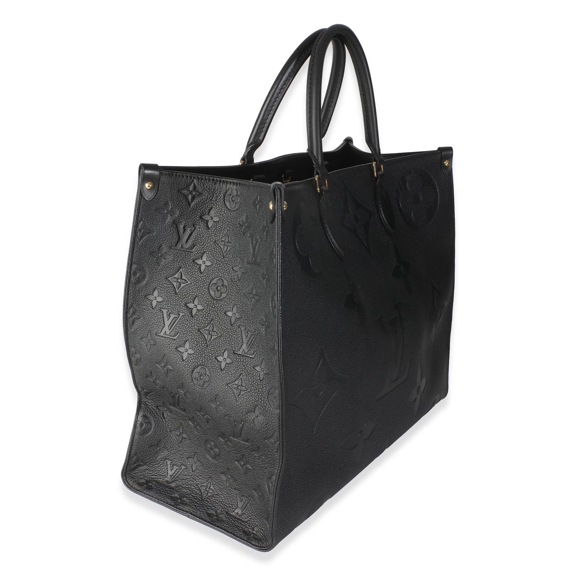 Louis Vuitton Empreinte Onthego GM Monogram Black Handbag Onthego Gm