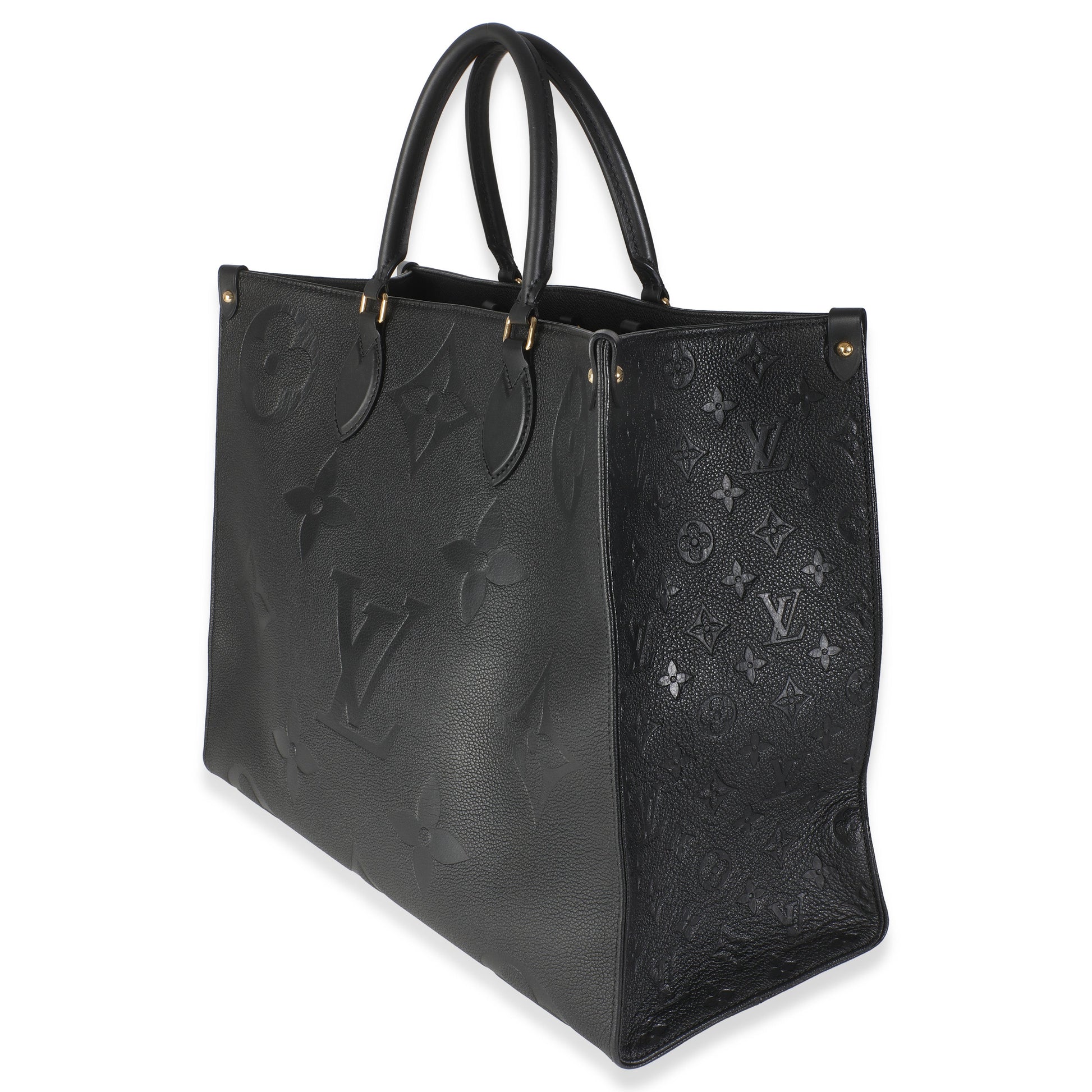 Louis Vuitton Empreinte Onthego GM Monogram Black Handbag Onthego Gm