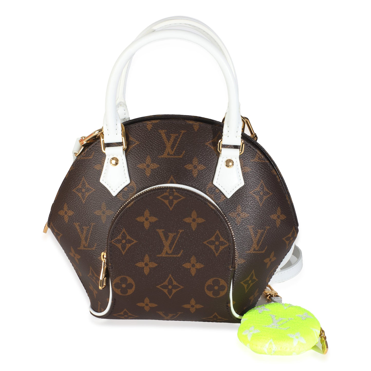 Louis Vuitton CanvasMatch Ellipse BB Monogram White Handbag