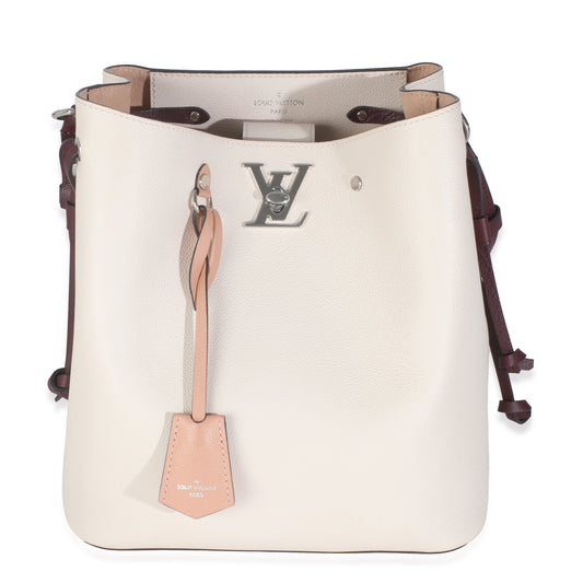 Louis Vuitton Soie Quartz Calla Lockme Calfskin Bucket Bag