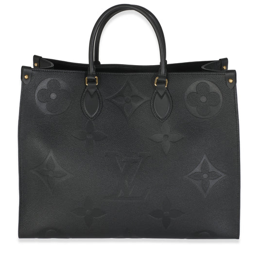 Louis Vuitton Empreinte Onthego GM Monogram Black Handbag 3