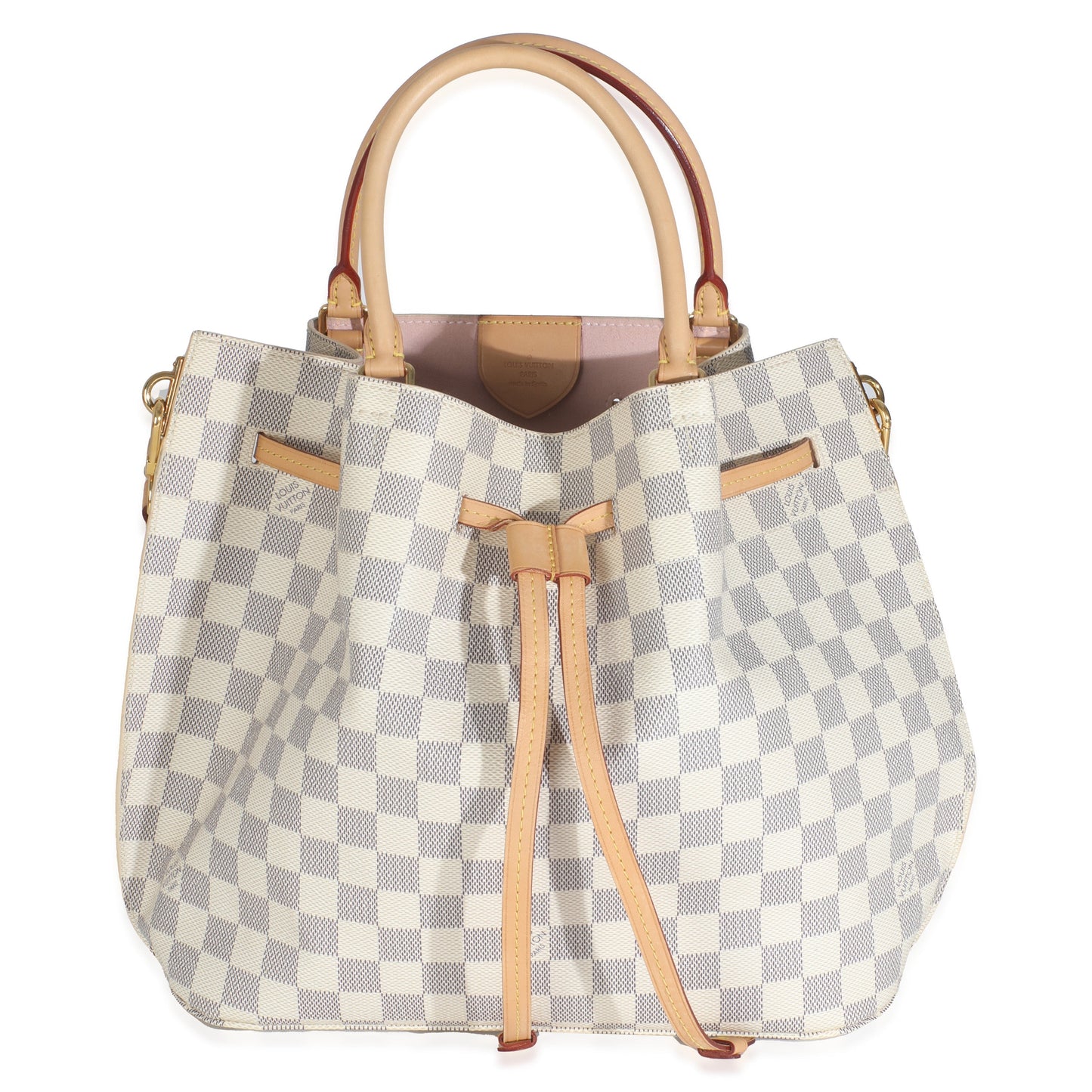 Louis Vuitton Damier Azur Girolata Canvas Handbag