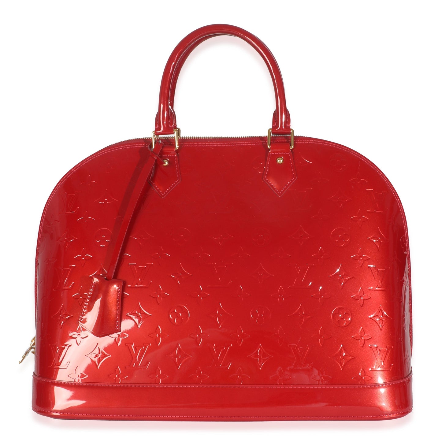 Louis Vuitton Pomme DAmour Vernis Alma GM Monogram Handbag