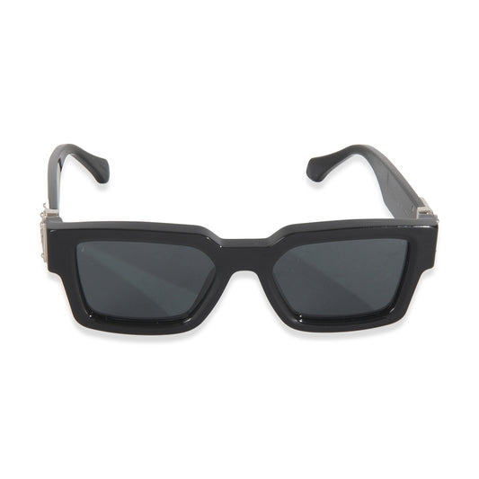 Louis Vuitton AcetateMatch Square Lens Sunglasses Black