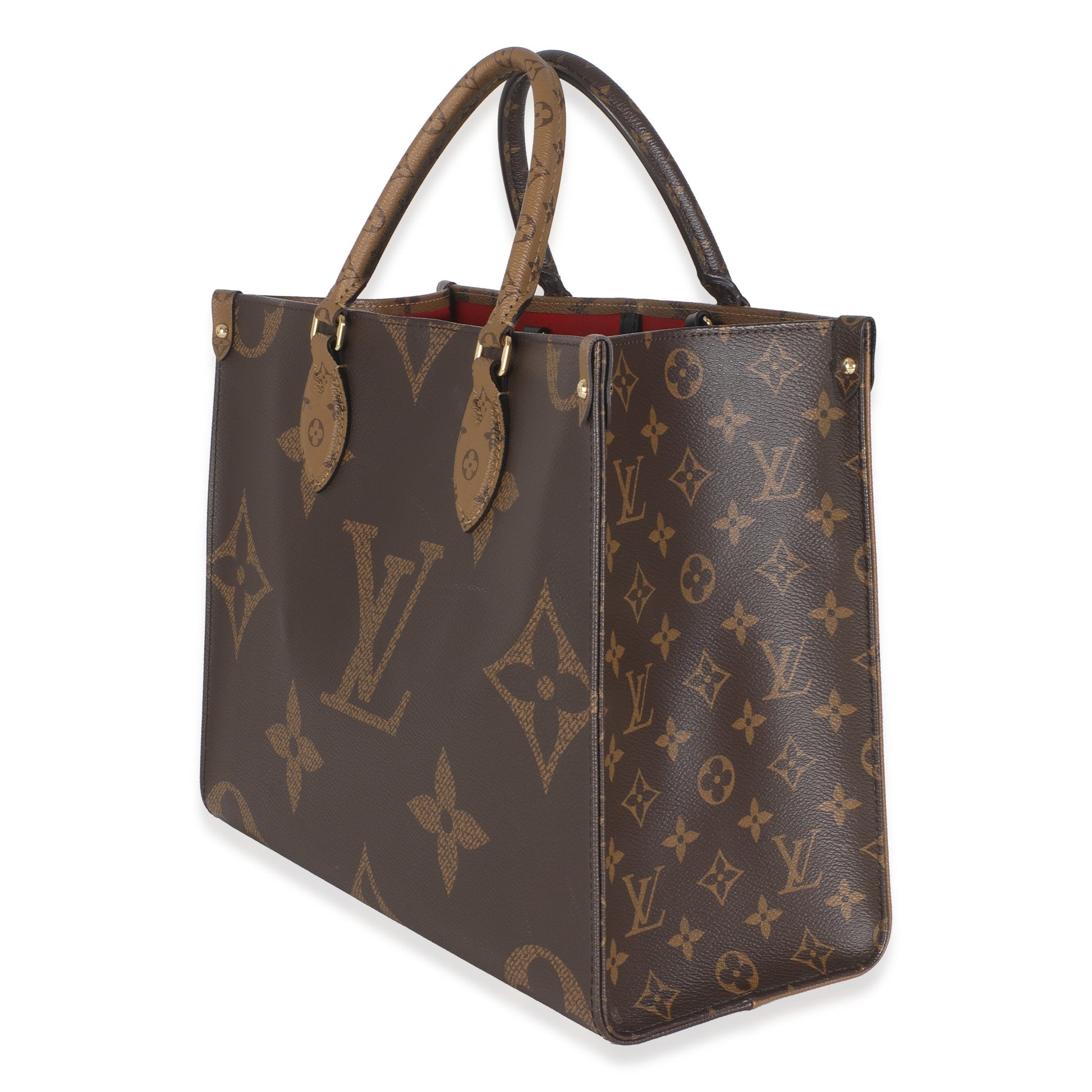 Louis Vuitton Reverse Onthego MM Monogram Canvas Handbag