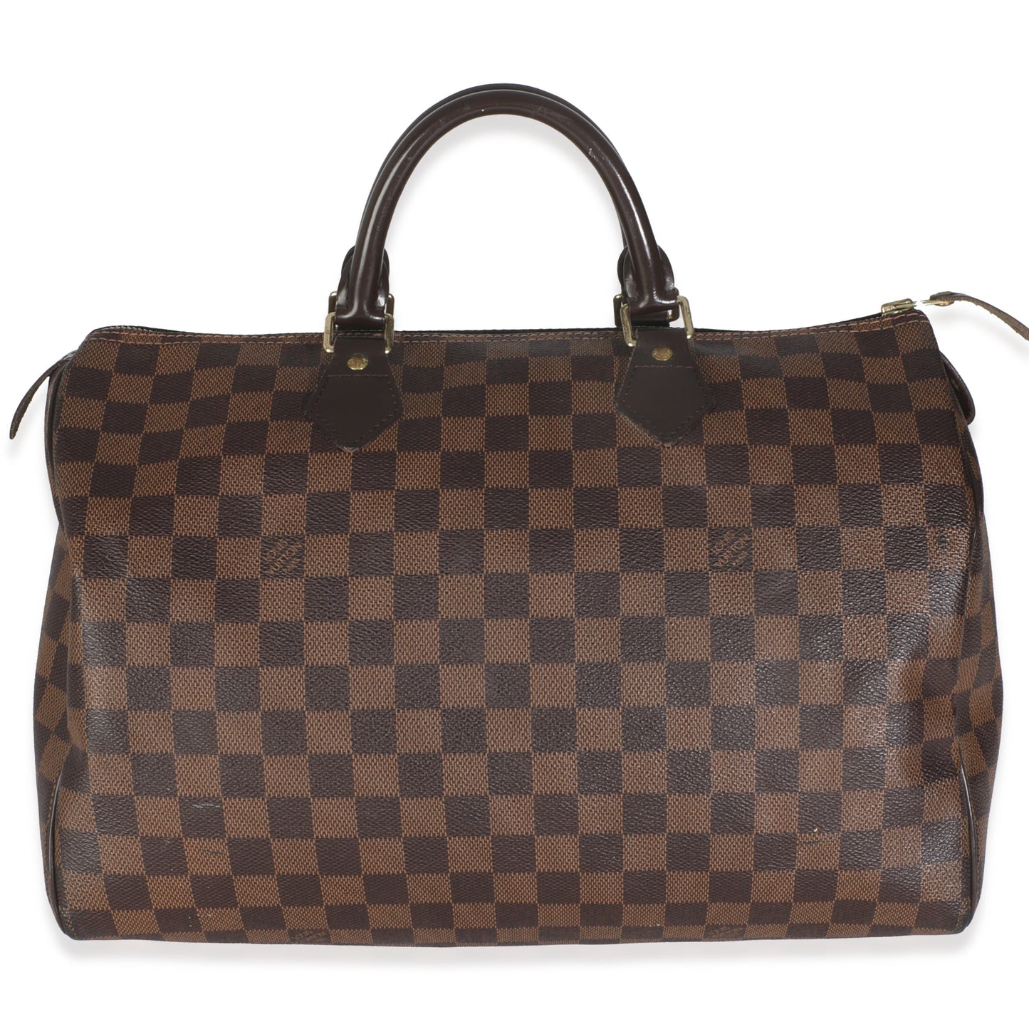 Louis Vuitton Damier Ebene Speedy 35 Canvas Handbag 3