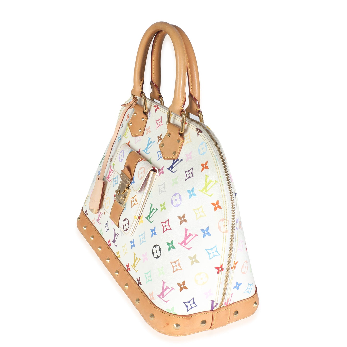 Louis Vuitton x Murakami Alma GM Monogram Canvas White Multicolor Handbag