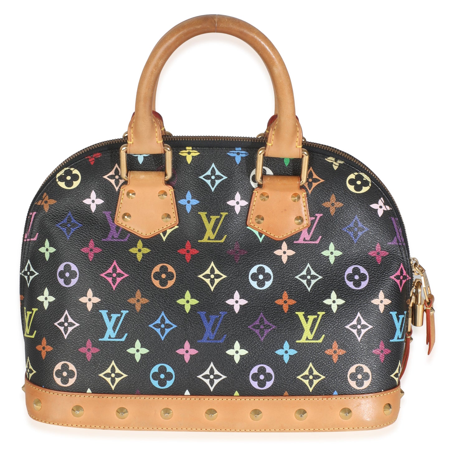 Louis Vuitton x Murakami Alma PM Monogram Canvas Black Multicolor Handbag