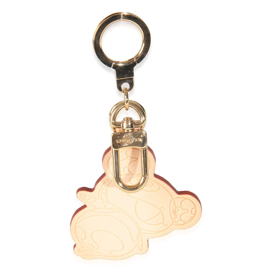 Louis Vuitton x Takashi Murakami Vachetta Panda Key Chain