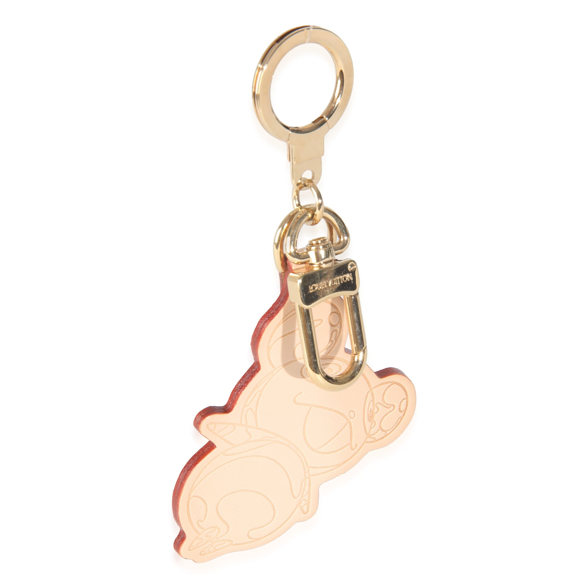 Louis Vuitton x Takashi Murakami Vachetta Panda Key Chain