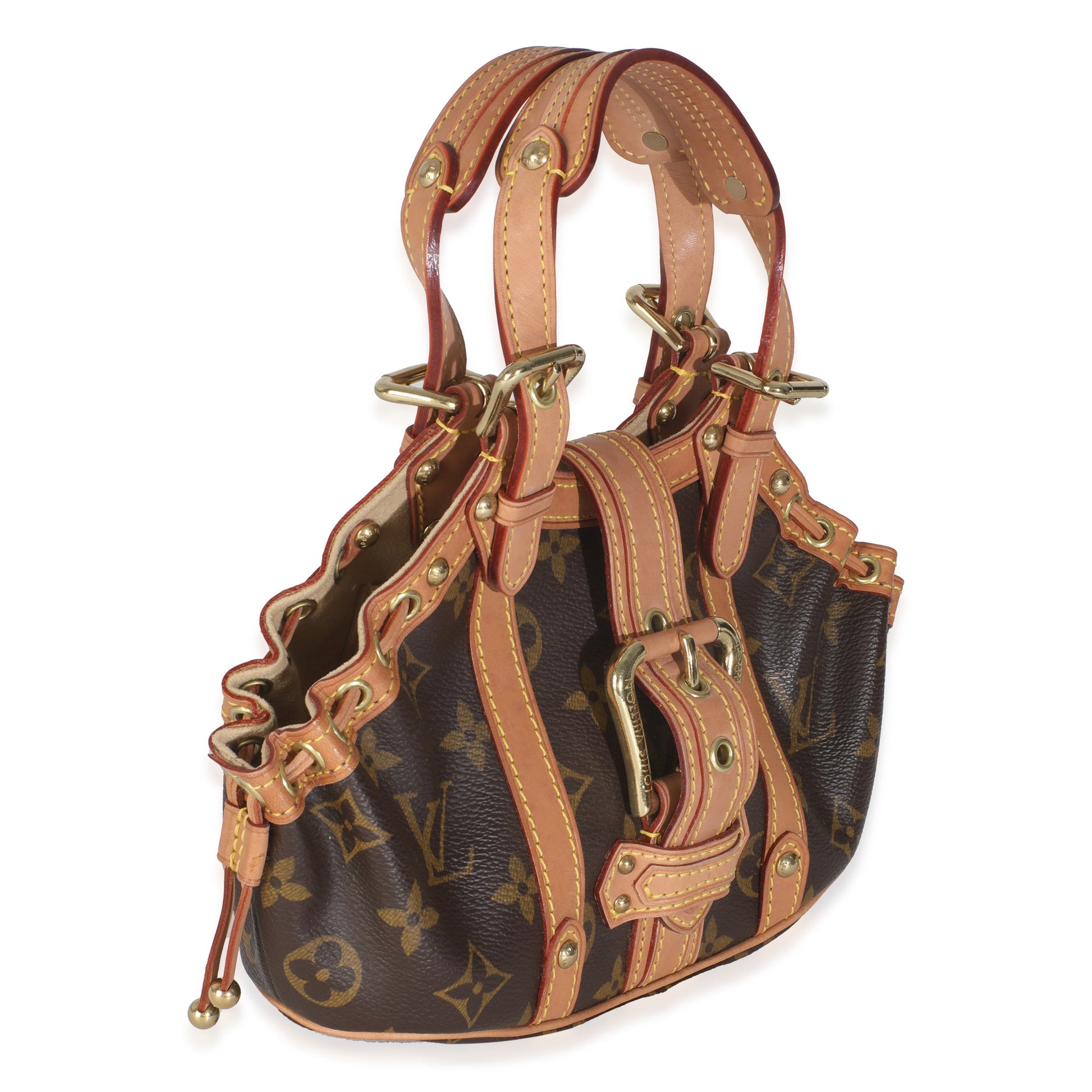 Louis Vuitton Theda PM Monogram Canvas Handbag