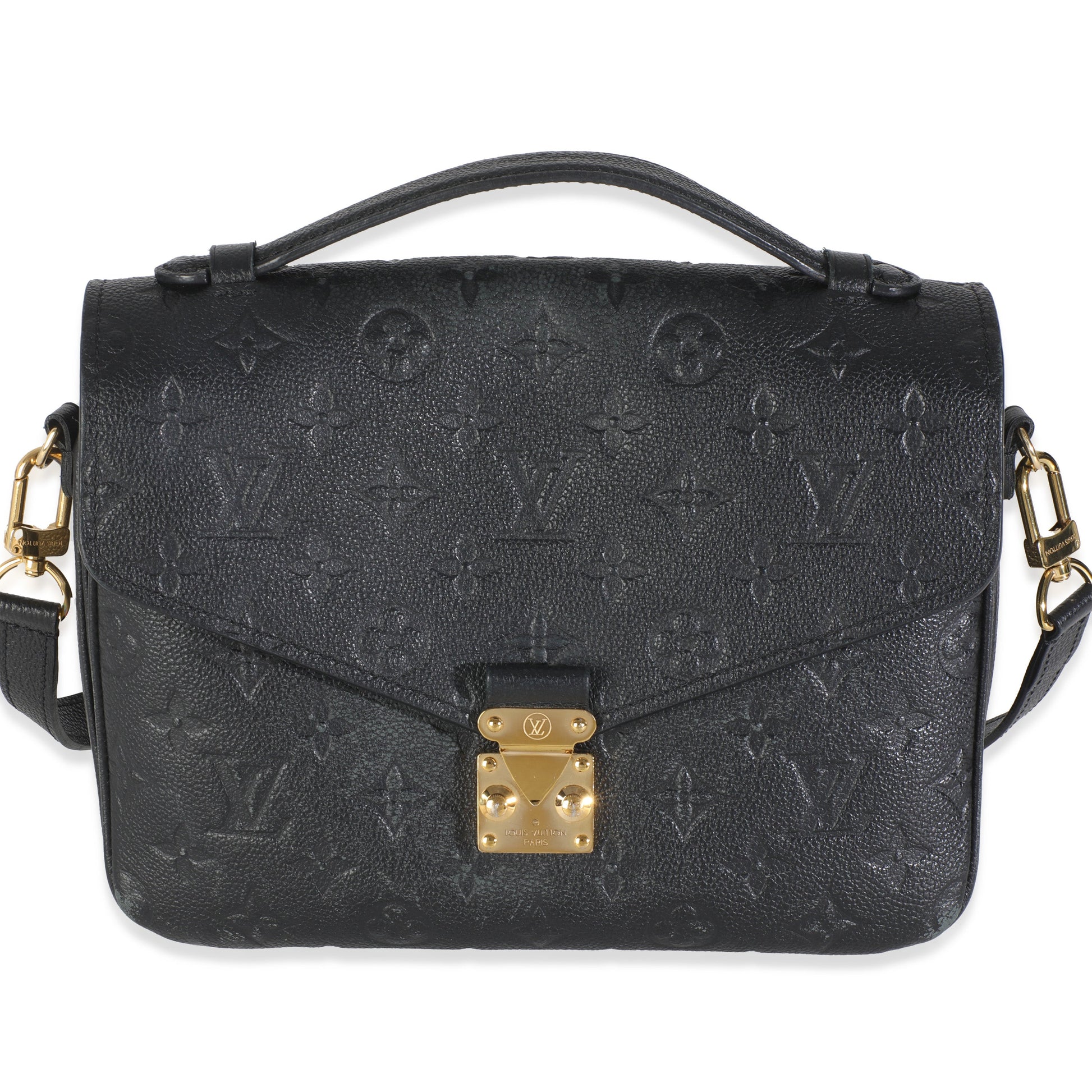 Louis Vuitton Empreinte Pochette Metis Black Clutch Bag Pochette Metis