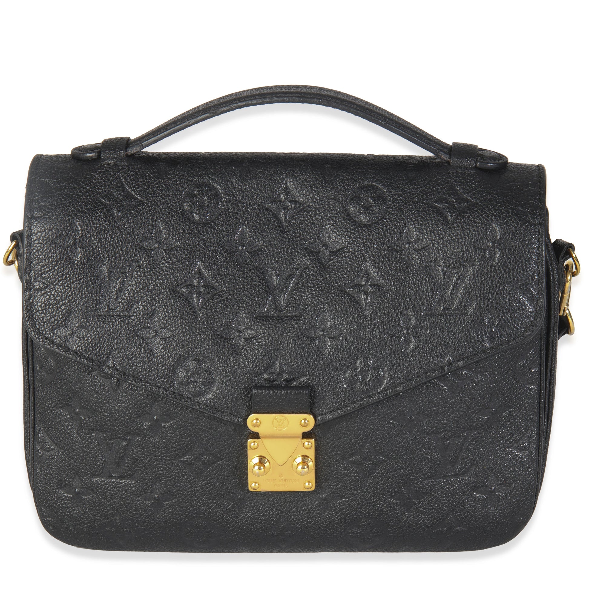 Louis Vuitton Empreinte Pochette Metis Monogram Black Clutch Bag 3