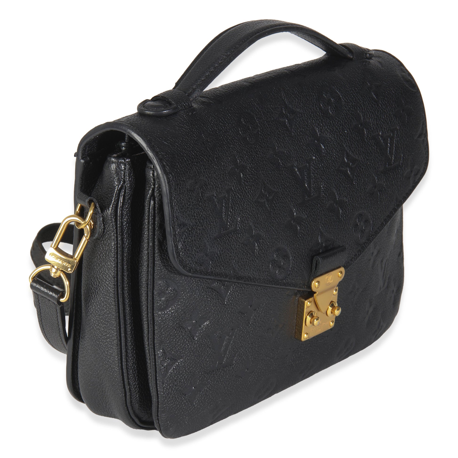 Louis Vuitton Empreinte Pochette Metis Monogram Black Clutch Bag 3