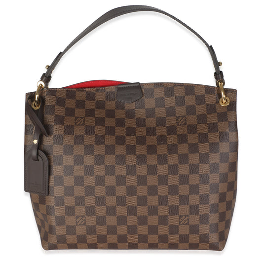 Louis Vuitton Damier Ebene Graceful PM Canvas Handbag Graceful Pm